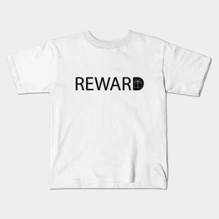 Reward typographic logo design Kids T-Shirt